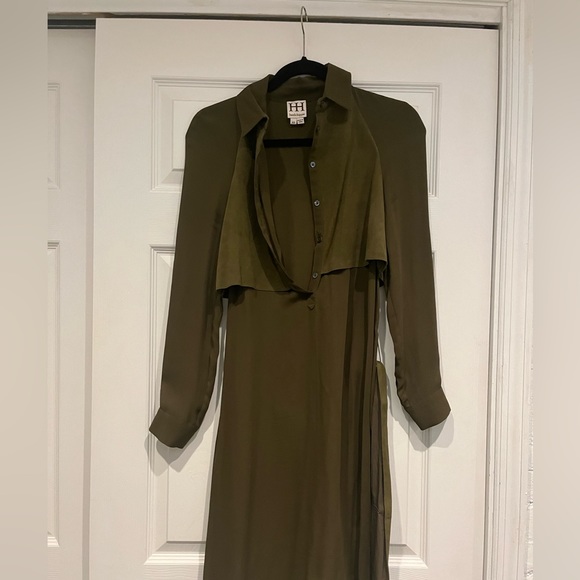 Haute Hippie | Dresses | Olive Green Dress | Poshmark